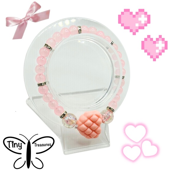 🩷Pastel Heart Glass Bracelet🩷 - Picture 1 of 3
